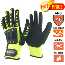 Load image into Gallery viewer, Gloves / Safety Wear: ANSI. Cut Resistant. Fueling, Mechanics,