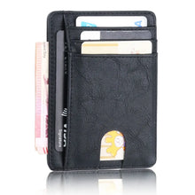 Load image into Gallery viewer, Gadgets / RFID: by THINKTHENDO. Slim RFID Blocking Leather Wallet. Various Colors