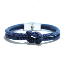 Cargar imagen en el visor de la galería, Pulsera: Pulsera de Hilo para Hombre y Mujer Doble Milán Cuerda Charm Pulsera Envolvente Pulsera de la Amistad Regalo para Novio