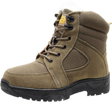 Load image into Gallery viewer, Boots: Genuine Cowhide High-Top. Non-Slip Cotton-Padded Lining. (See Images for Size conversions)