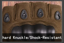 Load image into Gallery viewer, Gloves: Half Fingered. Tactical Styling. Knuckle Protection, Various Colors