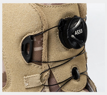 Load image into Gallery viewer, Boots: Military Styled Ankle Boot. Safety, Desert ,Work. Waterproof. High Quality. (See Images for Size conversions)