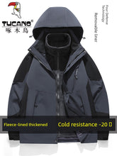 Load image into Gallery viewer, Coats / Jackets: by Tucano. 3-in-1 Jacket. Men and Women Sizes. Autumn and Winter Fleece-lined. Thick Jacket