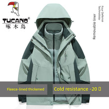 Load image into Gallery viewer, Coats / Jackets: by Tucano. 3-in-1 Jacket. Men and Women Sizes. Autumn and Winter Fleece-lined. Thick Jacket