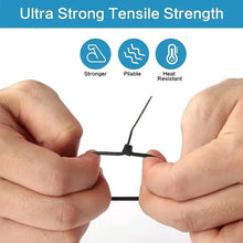 Load image into Gallery viewer, Gadget: Zip Ties Bundle. 1000/100Pcs Nylon Cable Ties. Self-locking. Adjustable. VArious Bundles.