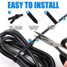 Load image into Gallery viewer, Gadget: Zip Ties Bundle. 1000/100Pcs Nylon Cable Ties. Self-locking. Adjustable. VArious Bundles.