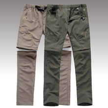 Load image into Gallery viewer, Pants: Summer Detachable Zip. Quick Dry Cargo Pants. Waterproof.