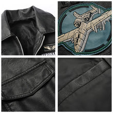 Load image into Gallery viewer, Coats / Jackets: Locomotive Coats. Faux Leather. Windproof.