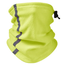 Load image into Gallery viewer, Head Gear: Gaiter: Fleece Neck Warmer. Reflective. Adjustable Drawstring. Windproof. Various Colors.