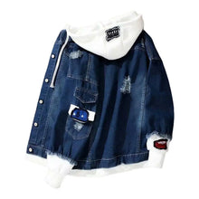 Load image into Gallery viewer, Coats / Jackets: Denim Jacket. Stylish. Super Soft Relaxed Fit. Korean Styling.