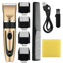 Load image into Gallery viewer, Gadgets / Grooming: Electric Hair Trimmer. Professional. Rechargeable.