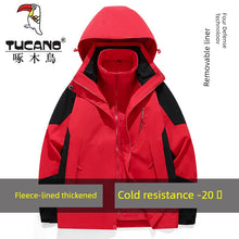 Load image into Gallery viewer, Coats / Jackets: by Tucano. 3-in-1 Jacket. Men and Women Sizes. Autumn and Winter Fleece-lined. Thick Jacket
