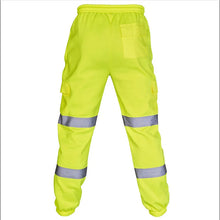 Load image into Gallery viewer, Safety Wear: Reflective Stripes Strips Pants Men Work Trousers Hi Vis Pants High Visibility Work Wear Pants Road Construction Safety Trousers