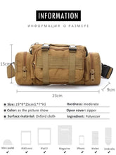 Load image into Gallery viewer, Travel Bags: Shoulder / Waist / Chest Bag. Compact and sturdy storage bag.