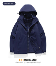 Load image into Gallery viewer, Coats / Jackets: by Tucano. 3-in-1 Jacket. Men and Women Sizes. Autumn and Winter Fleece-lined. Thick Jacket