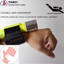 Load image into Gallery viewer, Gadgets: Flashlight. Waterproof w/ wristband for Handsfree Use.