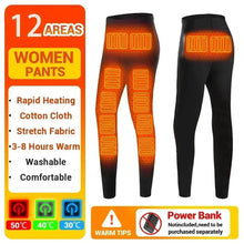 Load image into Gallery viewer, Safety: Thermal Heated Underwear. Winter Warm. MAle and Female sizes. Multi-reas Heating. Electric Heated Equipment