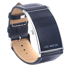 Load image into Gallery viewer, Watches Top Luxury LED Digital Date Rectangle Dial Faux Leather Strap Wrist Watch montre homme мужские часы