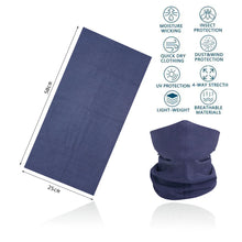 Load image into Gallery viewer, Head Gear: Neck Gaiters. Dust Protection. Breathabale . Quick dry. Solid Colors. Face Shield. Bandana