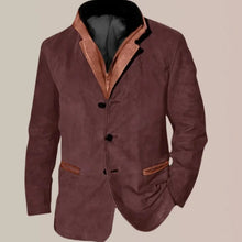 Load image into Gallery viewer, Coats / Jackets: Vintage Solid Single-Breasted. Lapel Jackets Male Casual. Dinner or Outdoors.