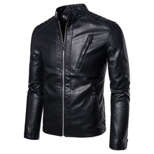 Load image into Gallery viewer, Coats / Jackets: Spring And Autumn Leather Jacket. Various Colors. Korean Version. SlimFit.