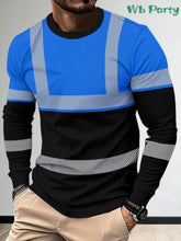 Load image into Gallery viewer, Safetywear: Casual Work Wear Men's T-Shirts. Longsleeve.