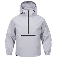 Load image into Gallery viewer, Coats / Jackets: Pullover Coat. Spring Autumn, Zippered Half Neck. Windbreaker.