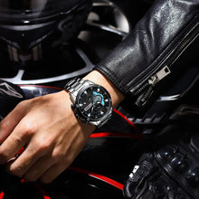 將圖片載入圖庫檢視器 Watches: Stainless Steel. Creative Fashion Luminous Dial with Chronograph. Various Styles
