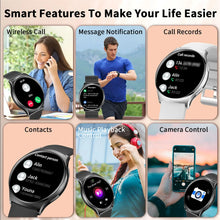 Load image into Gallery viewer, Watches: Smart Watch. (Answer/Make Calls. 1.43" Large Screen. Fitness Tracker. Pedometer/Message Alerts.