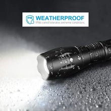 Cargar imagen en el visor de la galería, Gadgets: Linternas LED, linterna portátil con 5 modos y zoom, antorcha brillante para acampar, senderismo al aire libre, iluminación de emergencia para el hogar