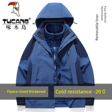 Load image into Gallery viewer, Coats / Jackets: by Tucano. 3-in-1 Jacket. Men and Women Sizes. Autumn and Winter Fleece-lined. Thick Jacket
