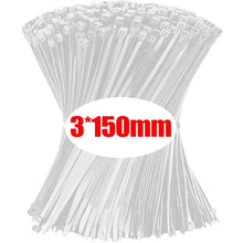 Load image into Gallery viewer, Gadget: Zip Ties Bundle. 1000/100Pcs Nylon Cable Ties. Self-locking. Adjustable. VArious Bundles.