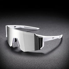 Cargar imagen en el visor de la galería, Eyewear: Oversized Sunglasses. Goggles Style. Windproof.