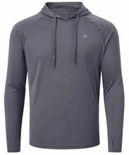 Load image into Gallery viewer, Shirts: Long Sleeve Hoodie Shirts. Rash Guard. Quick Dry. Lightweight.
