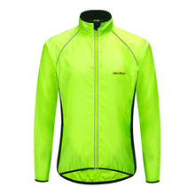 Load image into Gallery viewer, Safety Wear: by WolfBike. Reflective Jacket. Lightweight, Wind and Water Resistant. Long Sleeve. Various Colors.