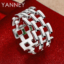 Load image into Gallery viewer, Wristwear / Wrings: Braided Rings. 925 Sterling Silver. Small sizes only 7/8/9/10#. Exquisite.