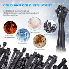 Load image into Gallery viewer, Gadget: Zip Ties Bundle. 1000/100Pcs Nylon Cable Ties. Self-locking. Adjustable. VArious Bundles.