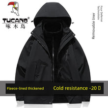 Load image into Gallery viewer, Coats / Jackets: by Tucano. 3-in-1 Jacket. Men and Women Sizes. Autumn and Winter Fleece-lined. Thick Jacket