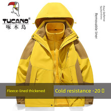 Load image into Gallery viewer, Coats / Jackets: by Tucano. 3-in-1 Jacket. Men and Women Sizes. Autumn and Winter Fleece-lined. Thick Jacket