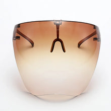 將圖片載入圖庫檢視器 Eyewear: Full Face Sunglasses. Protective Faceshield. Covered Spherical Lensing. Anti-Spray. FAce protection from sun and road grime. Various Color gradients.