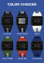 Load image into Gallery viewer, Watches: by SANDA. Outdoor Rugged. LED Digital Watch. 5Bar. Waterproof.