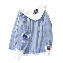 Load image into Gallery viewer, Coats / Jackets: Denim Jacket. Stylish. Super Soft Relaxed Fit. Korean Styling.