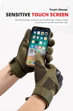 Cargar imagen en el visor de la galería, Guantes: Dedo completo para conducir, trabajar, hacer deporte. Antideslizantes. Estilo agresivo.