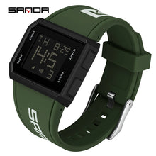 Load image into Gallery viewer, Watches: by SANDA. Outdoor Rugged. LED Digital Watch. 5Bar. Waterproof.