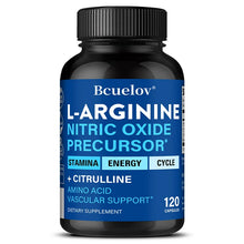 Load image into Gallery viewer, Fitness: Nitric Oxide Supplement, Amino Acids - Balances Blood Cells and Circulation, Vascular Support, 120 Capsules