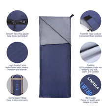 Load image into Gallery viewer, Outdoors: by LIXADA. Sleeping Bag . Envelope Style. Walking each Sleeping Bags Ultralight Travel Bag Spring Autumn