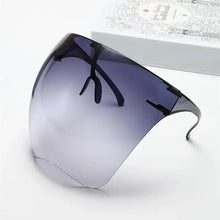 將圖片載入圖庫檢視器 Eyewear: Full Face Sunglasses. Protective Faceshield. Covered Spherical Lensing. Anti-Spray. FAce protection from sun and road grime. Various Color gradients.