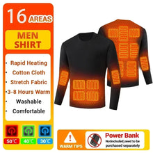 Load image into Gallery viewer, Safety: Thermal Heated Underwear. Winter Warm. MAle and Female sizes. Multi-reas Heating. Electric Heated Equipment