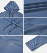 Load image into Gallery viewer, Shirts: Long Sleeve Hoodie Shirts. Rash Guard. Quick Dry. Lightweight.