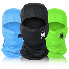 Cargar imagen en el visor de la galería, Equipo de cabeza: Pasamontañas Máscara Facial Rap Pasamontañas Refrigeración de Verano Cubrecuello Protector UV para Hombres Mujeres Motocicleta Esquí al Aire Libre Bufanda